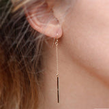 Simple Earrings Long Chain Ear Hook Earrings – Everyday Gifts — 3