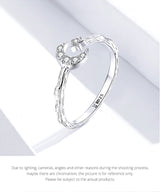 Open Ring Sterling Silver S925 Star And Moon – Holiday Gift Ideas — 9