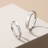 Shanmeng Eachother Sterling Silver Couple Ring – Gifts for Couples — 1