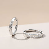 Shanmeng Eachother Sterling Silver Couple Ring – Gifts for Couples — 4
