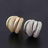 Inlaid Color Zirconium Live Open Ring Personalized Gift – Gift Ideas — 1