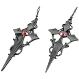 Cross Rhinestone Earrings Goth Punk Hour Hand – Surprise Gifts — 1