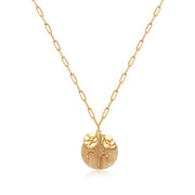 Real Gold Plating Round Embossed Pattern – Jewelry Gift Ideas — 5