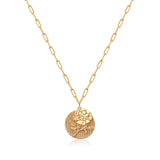 Real Gold Plating Round Embossed Pattern – Jewelry Gift Ideas — 8