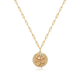 Real Gold Plating Round Embossed Pattern – Jewelry Gift Ideas — 11