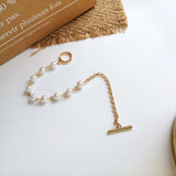 Asymmetric Fashion Bracelet With Personality Of Pearl – Stylish Gifts — 3