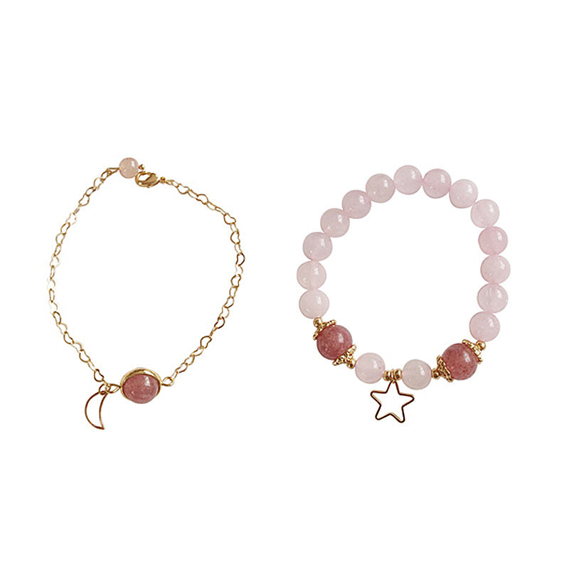 Temperament Pink Girl Heart Bracelet Simple – Jewelry Gift Ideas — 1