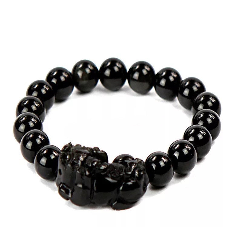 Obsidian Pixiu Couple Bracelet For Men And Women – Jewelry Gift Ideas — 1