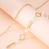 Alloy Necklace Pearl Chain Clavicle Chain – Jewelry Gift Ideas — 2