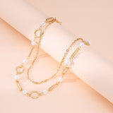 Alloy Necklace Pearl Chain Clavicle Chain – Jewelry Gift Ideas — 6
