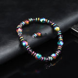 Colored Stone Bracelet New Magnet Hand-Woven – Jewelry Gift Ideas — 5