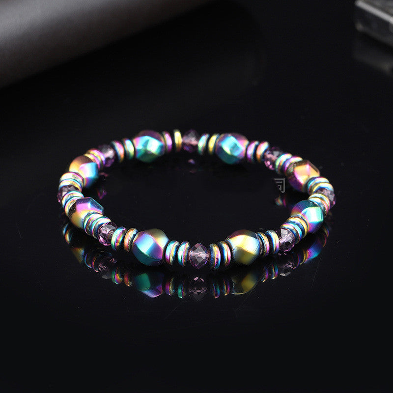 Colored Stone Bracelet New Magnet Hand-Woven – Jewelry Gift Ideas — 1