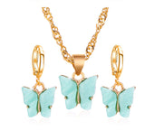 Multicolor Acrylic Sheet Butterfly Small Fresh – Jewelry Gift Ideas — 17