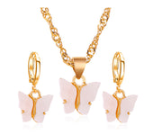 Multicolor Acrylic Sheet Butterfly Small Fresh – Jewelry Gift Ideas — 6