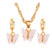 Multicolor Acrylic Sheet Butterfly Small Fresh – Jewelry Gift Ideas — 6