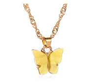 Multicolor Acrylic Sheet Butterfly Small Fresh – Jewelry Gift Ideas — 13