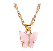 Multicolor Acrylic Sheet Butterfly Small Fresh – Jewelry Gift Ideas — 7
