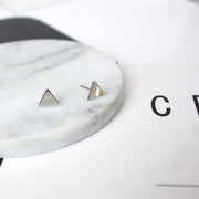 Simple Small Stud Geometric Mini Triangle Stud Lady – Practical Gifts — 2