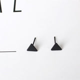 Simple Small Stud Geometric Mini Triangle Stud Lady – Practical Gifts — 3