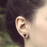 Simple Small Stud Geometric Mini Triangle Stud Lady – Practical Gifts — 1