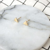 Simple Small Stud Geometric Mini Triangle Stud Lady – Practical Gifts — 4