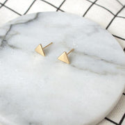 Simple Small Stud Geometric Mini Triangle Stud Lady – Practical Gifts — 4