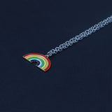 Creative Rainbow Necklace Small Pendant – Jewelry Gift Ideas — 3