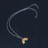 Creative Rainbow Necklace Small Pendant – Jewelry Gift Ideas — 4