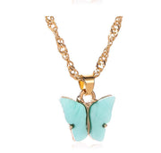 Multicolor Acrylic Sheet Butterfly Small Fresh – Jewelry Gift Ideas — 9