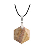 Natural Stone Pendant Six Pointed Star Necklace – Jewelry Gift Ideas — 6