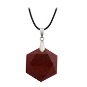 Natural Stone Pendant Six Pointed Star Necklace – Jewelry Gift Ideas — 4
