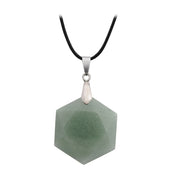 Natural Stone Pendant Six Pointed Star Necklace – Jewelry Gift Ideas — 3