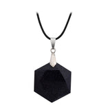Natural Stone Pendant Six Pointed Star Necklace – Jewelry Gift Ideas — 5