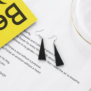 Korean Simple Earrings Retro Hit Color Geometric Wood – Gifts for Her — 12