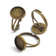 Iron Ring Base Can Be Inlaid With Ring, Adjustable – Meaningful Gifts — 3