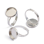 Iron Ring Base Can Be Inlaid With Ring, Adjustable – Meaningful Gifts — 2