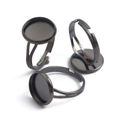 Iron Ring Base Can Be Inlaid With Ring, Adjustable – Meaningful Gifts — 4