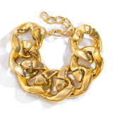 Fashion Trend Thick Chain Single Layer Bracelet – Stylish Gifts — 1