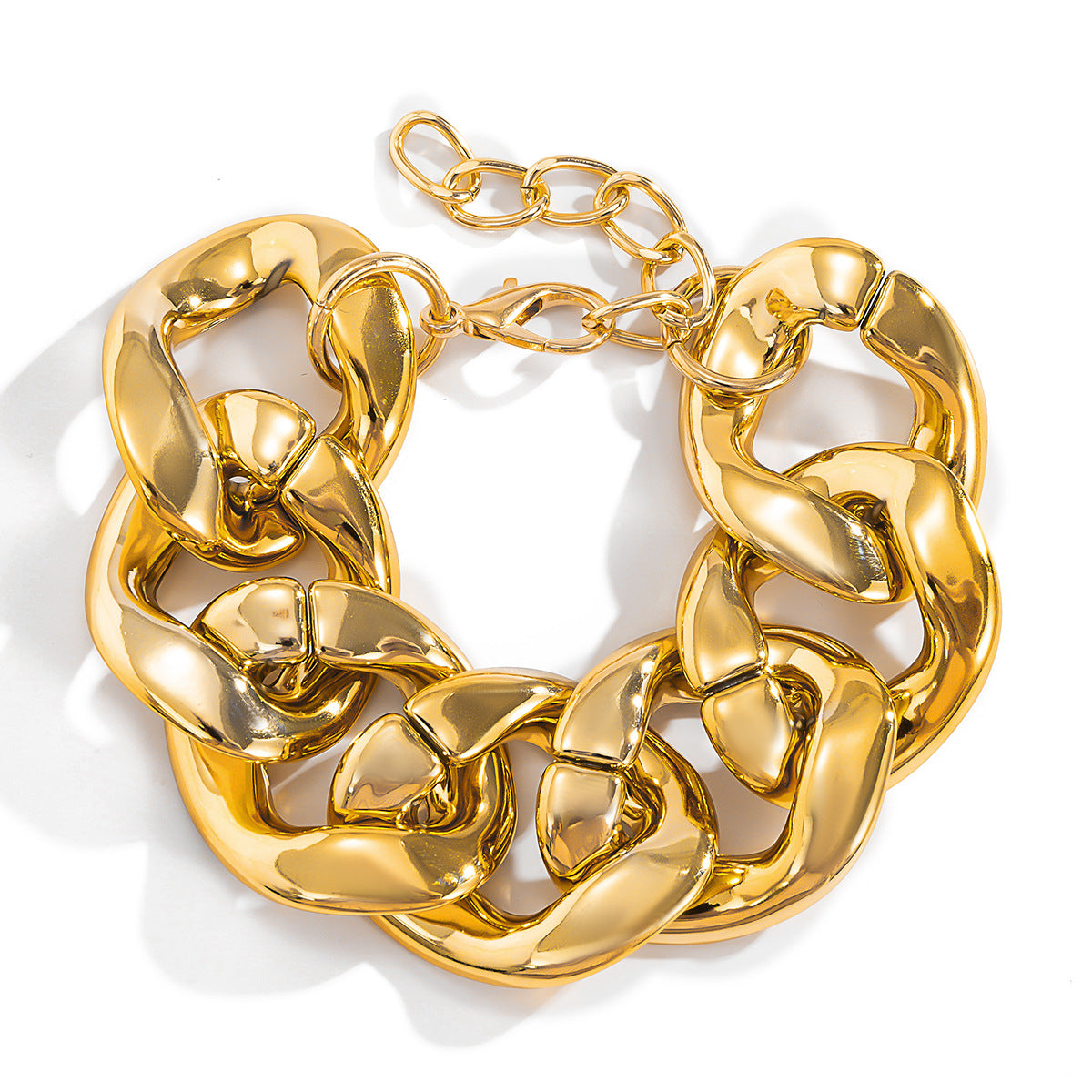 Fashion Trend Thick Chain Single Layer Bracelet – Stylish Gifts — 1