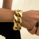Fashion Trend Thick Chain Single Layer Bracelet – Stylish Gifts — 3