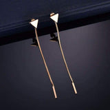 ALong Earrings Female Tassel Earrings Triangle – Gifts for Her — 5