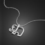 Cute Elephant Pendant Necklace Plating S925 – Jewelry Gift Ideas — 4