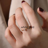 Very Thin Single Diamond Ring With 925 Sterling – Everyday Gifts — 5