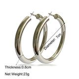 European And American Fashion Circle Earrings – Stylish Gifts — 3