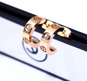 Personalized Rose Gold Super Fairy Earrings – Stylish Gifts — 3