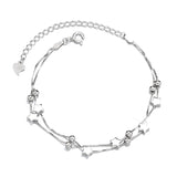 Korean Version Stars Round Bead Double Bracelet Female – Stylish Gifts — 5