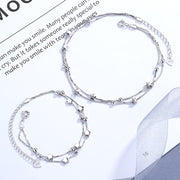 Korean Version Stars Round Bead Double Bracelet Female – Stylish Gifts — 1