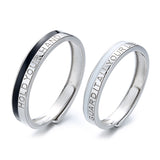 Fashionable English Geometric Open Ring – Stylish Gifts — 2