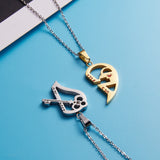 Fashion Key Puzzle Heart Shaped Couple Pendant – Jewelry Gift Ideas — 5