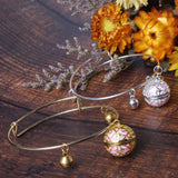 Bronze Cloisonne fragrance palace bell Bracelet palace – Stylish Gifts — 3